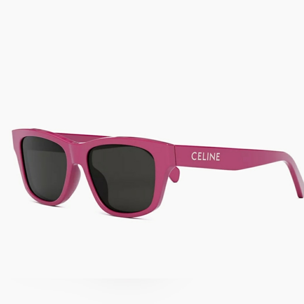 NWT CELINE MONOCHROMS SQUARE HOT PINK SUNGLASSES 🕶